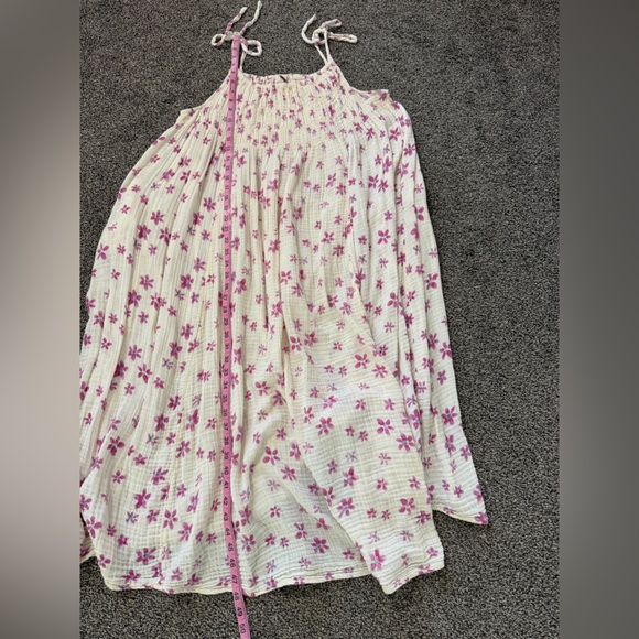 Free People Free People Azure Floral Midi Dress | Size Medium - Picture 8 of 10